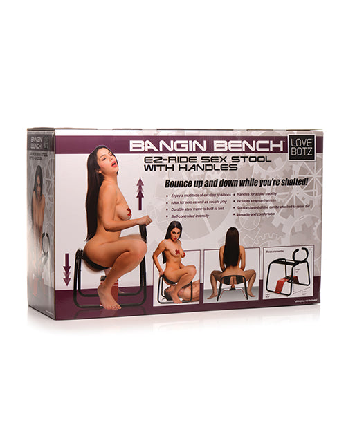 LoveBotz Bangin Bench EZ-Ride Sex Stool with Handles