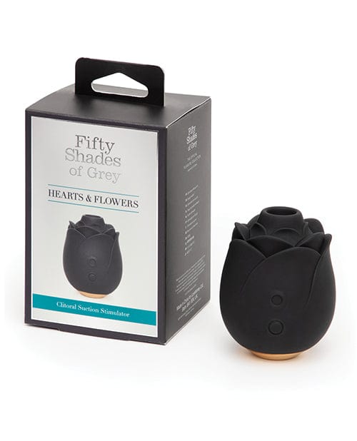 Lovehoney C/o Wow Tech Fifty Shades Of Grey Hearts &amp; Flowers Rose Vibrator - Black Kink &amp; BDSM