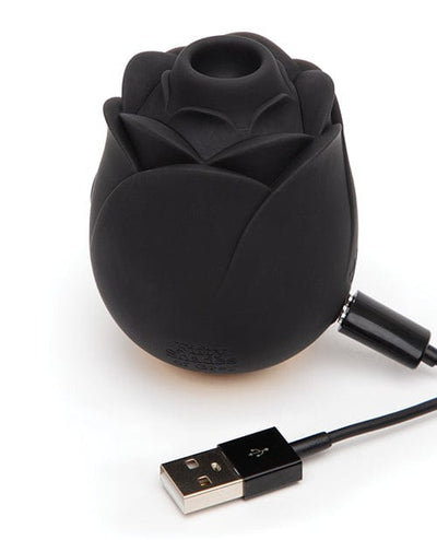Lovehoney C/o Wow Tech Fifty Shades Of Grey Hearts & Flowers Rose Vibrator - Black Kink & BDSM