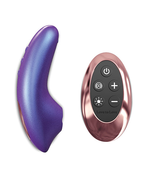 Lovely Planet Love to Love Dreamer Mini Tongue Flicker - Iridescent Night Vibrators