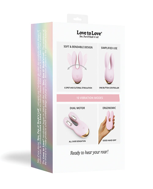 Lovely Planet Love to Love Hear Me Flexible Ear Stim - Baby Pink Vibrators