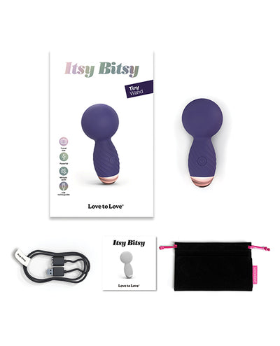 Lovely Planet Love to Love Itsy Bitsy Mini Wand - Midnight Indigo Vibrators