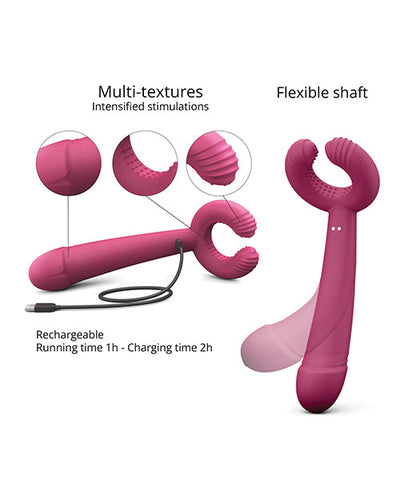 Lovely Planet Love to Love Please Me Multi-Play Vibrator - Plum Star Vibrators