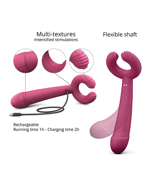 Lovely Planet Love to Love Please Me Multi-Play Vibrator - Plum Star Vibrators