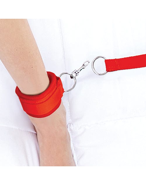 Lux Fetish Lux Fetish 7 Pc Bed Spreader - Red Kink &amp; BDSM