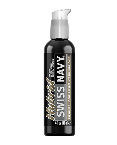 M.D. Science Lab Swiss Navy Premium Hybrid Lubricant - 4 oz Bottle Lubes