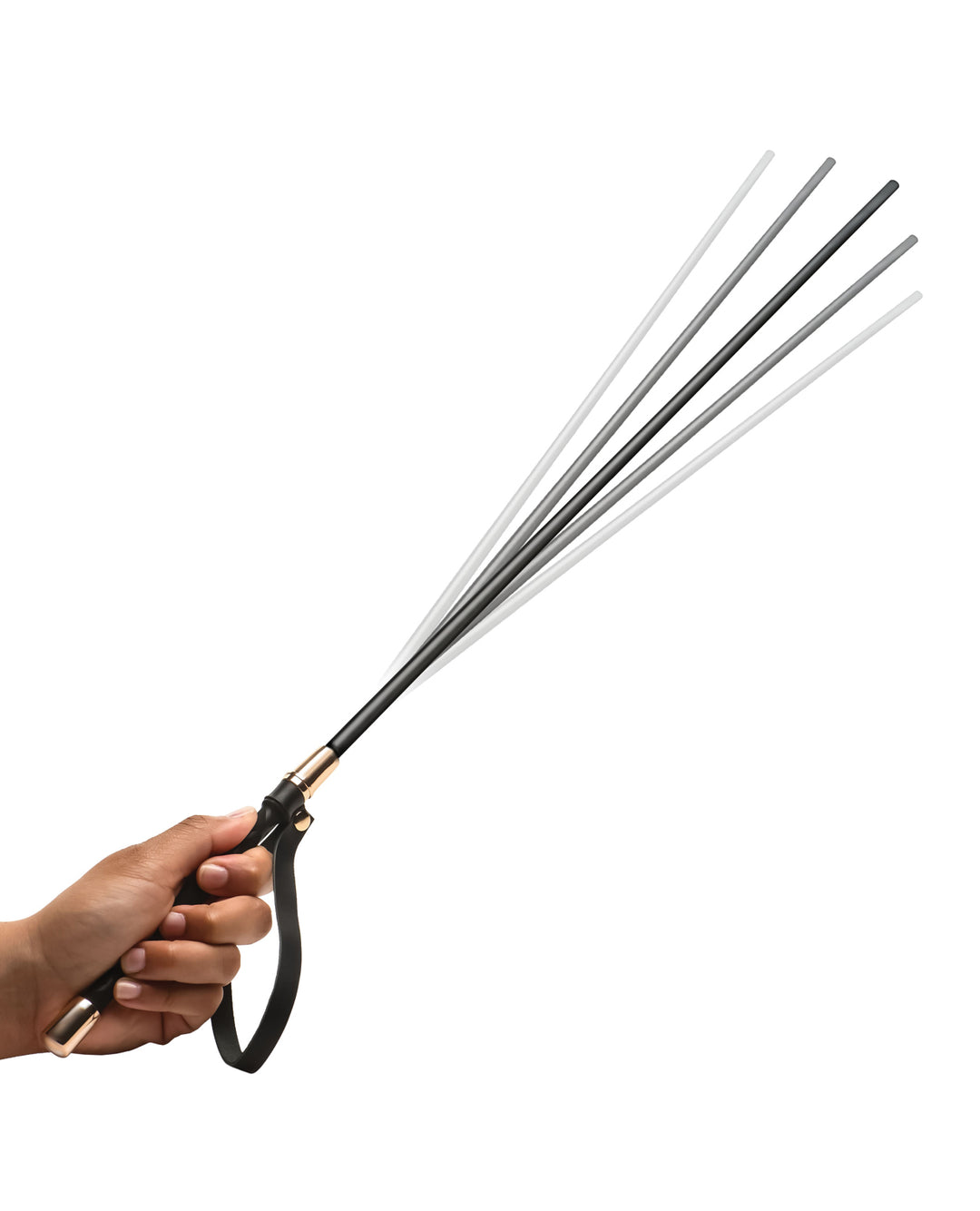 Master Series Master Series Sinful Impact Cane - Black/Gold Kink &amp; BDSM