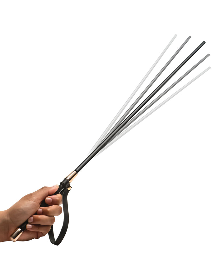 Master Series Master Series Sinful Impact Cane - Black/Gold Kink &amp; BDSM