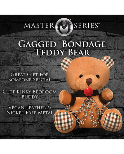 Master Series Master Series Gagged Teddy Bear Plush Novelties