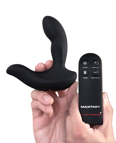 Maxtasy Maxtasy P-Spot Master w/Remote Control - Black Anal Toys