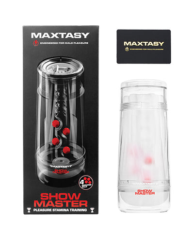 Maxtasy Maxtasy Show Master Non-Realistic Stroker - Clear Penis Toys