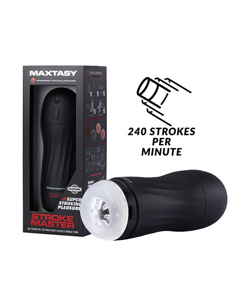 Maxtasy Maxtasy Stroke Master Standard - Clear Non Realistic Penis Toys