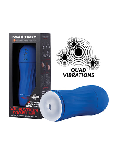 Maxtasy Maxtasy Vibration Master Standard - Clear Non Realistic Penis Toys