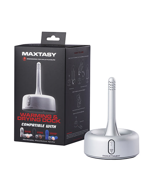 Maxtasy Maxtasy Warming & Drying Dock - Compatible w/Suction Master, Stroke Master & Vibration Master Penis Toys