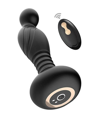 Nasstoys Ass-sation Remote Vibrating P Spot Plug - Black Anal Toys