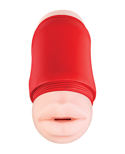 Nasstoys Delite Two Ways Mouth &amp; Vagina Masturbator - White Penis Toys