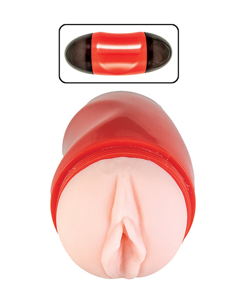 Nasstoys Delite Two Ways Mouth &amp; Vagina Masturbator - White Penis Toys