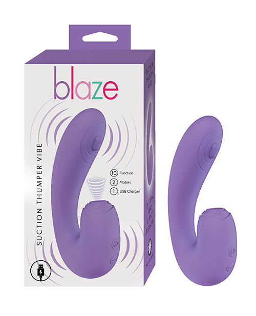 Nasstoys Blaze Suction Thumper Vibe Lavender Vibrators