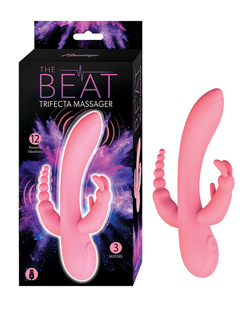 Nasstoys The Beat Trifecta Massager Pink Vibrators