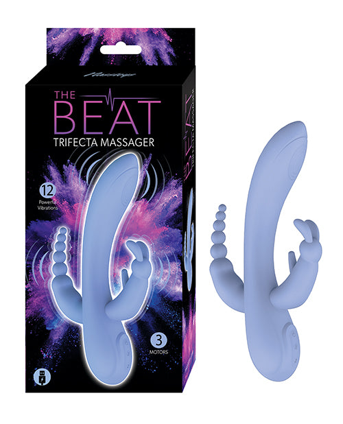 Nasstoys The Beat Trifecta Massager Violet Vibrators