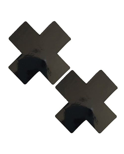 Neva Nude Neva Nude Dom Queen Status Wet Vinyl X Pasties - Black Qn Lingerie &amp; Costumes