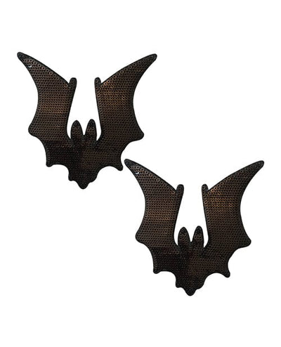 Neva Nude Neva Nude Large Bat Sequin Pasties - Black O/s Sale