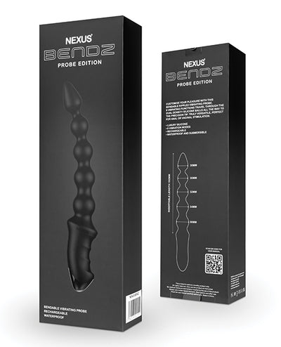 Nexus Nexus Bendz Bendable Vibrating Probe - Black Anal Toys