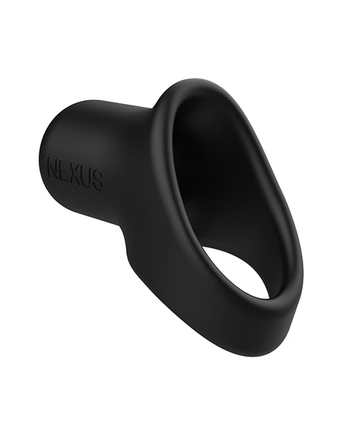 Nexus Nexus Rise Liquid Silicone Cock &amp; Ball Sling - Black Penis Toys