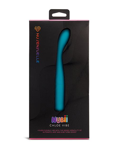 Novel Creations Usa INC Nu Sensuelle Chloe Nubii G-Spot Vibe w/Turbo &amp; Heat Blue Vibrators