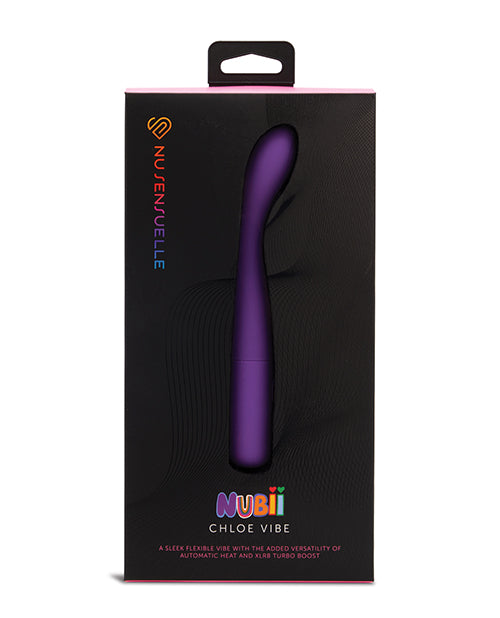 Novel Creations Usa INC Nu Sensuelle Chloe Nubii G-Spot Vibe w/Turbo & Heat Purple Vibrators