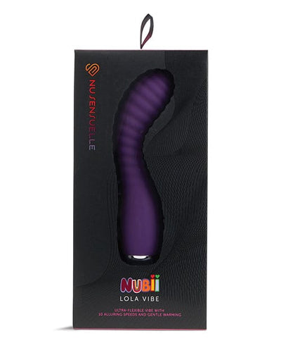 Novel Creations Usa INC Nu Sensuelle Lola Nubii Flexible Warming Vibe Purple Vibrators