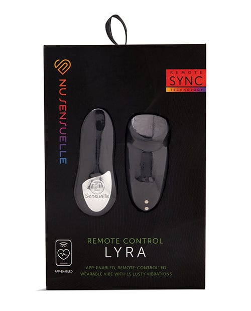 Novel Creations Usa INC Nu Sensuelle Lyra Remote & App Enabled Panty Vibe Black Vibrators