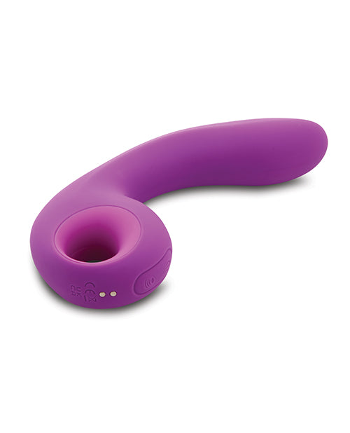Novel Creations Usa INC Nu Sensuelle Raine Nubii Tapping Vibe w/Turbo Boost &amp; Warming - Purple Vibrators