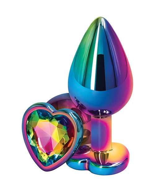 NS Novelties Rear Assets Multicolor Heart Anal Toys
