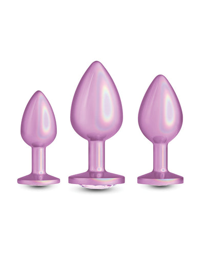 Ns Novelties INC Rear Asset Iridescent Pink Trainer Kit - Pink Gem Anal Toys