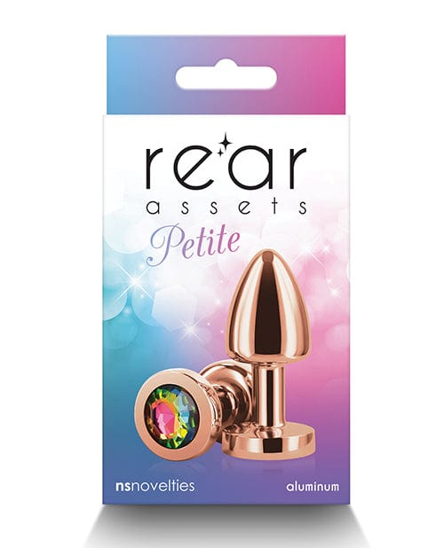 Ns Novelties INC Rear Assets Rose Gold Petite - Rainbow Anal Toys