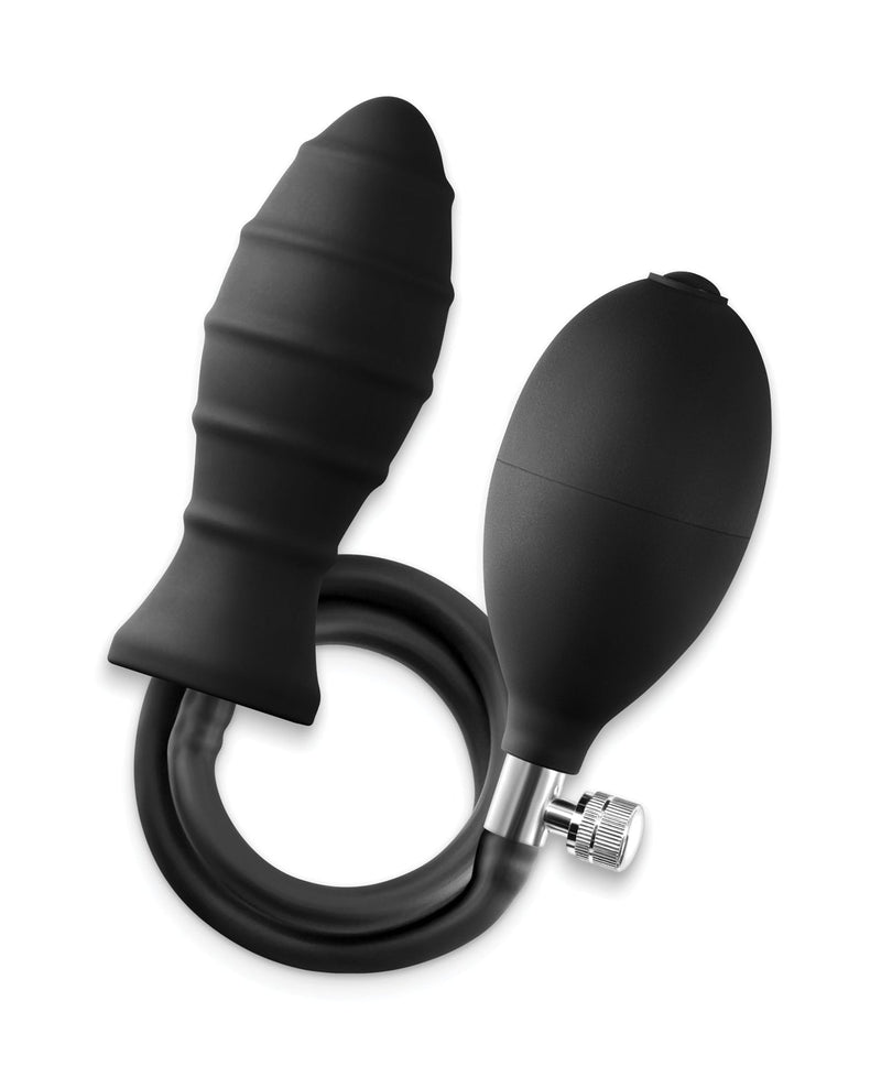 Ns Novelties INC Renegade Inflataplay Inflatable Anal Plug - Black Anal Toys