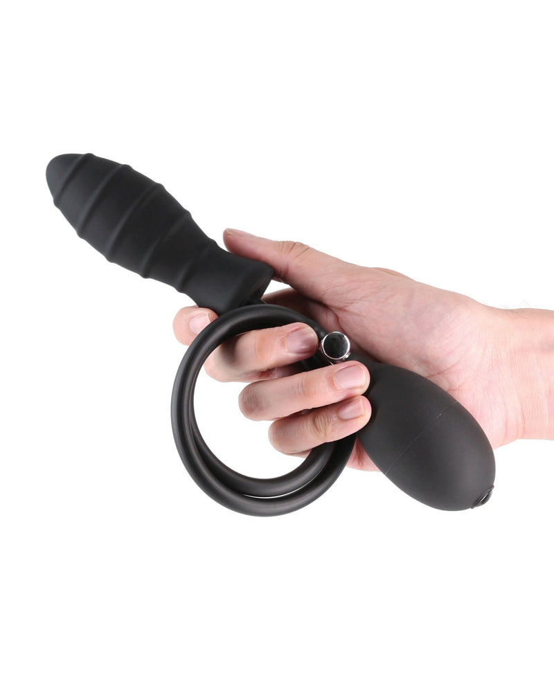 Ns Novelties INC Renegade Inflataplay Inflatable Anal Plug - Black Anal Toys