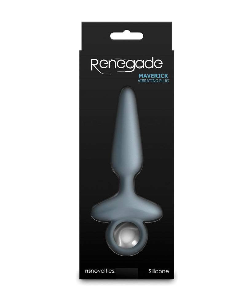 Ns Novelties INC Renegade Maverick Vibrating Anal Plug - Gray Anal Toys