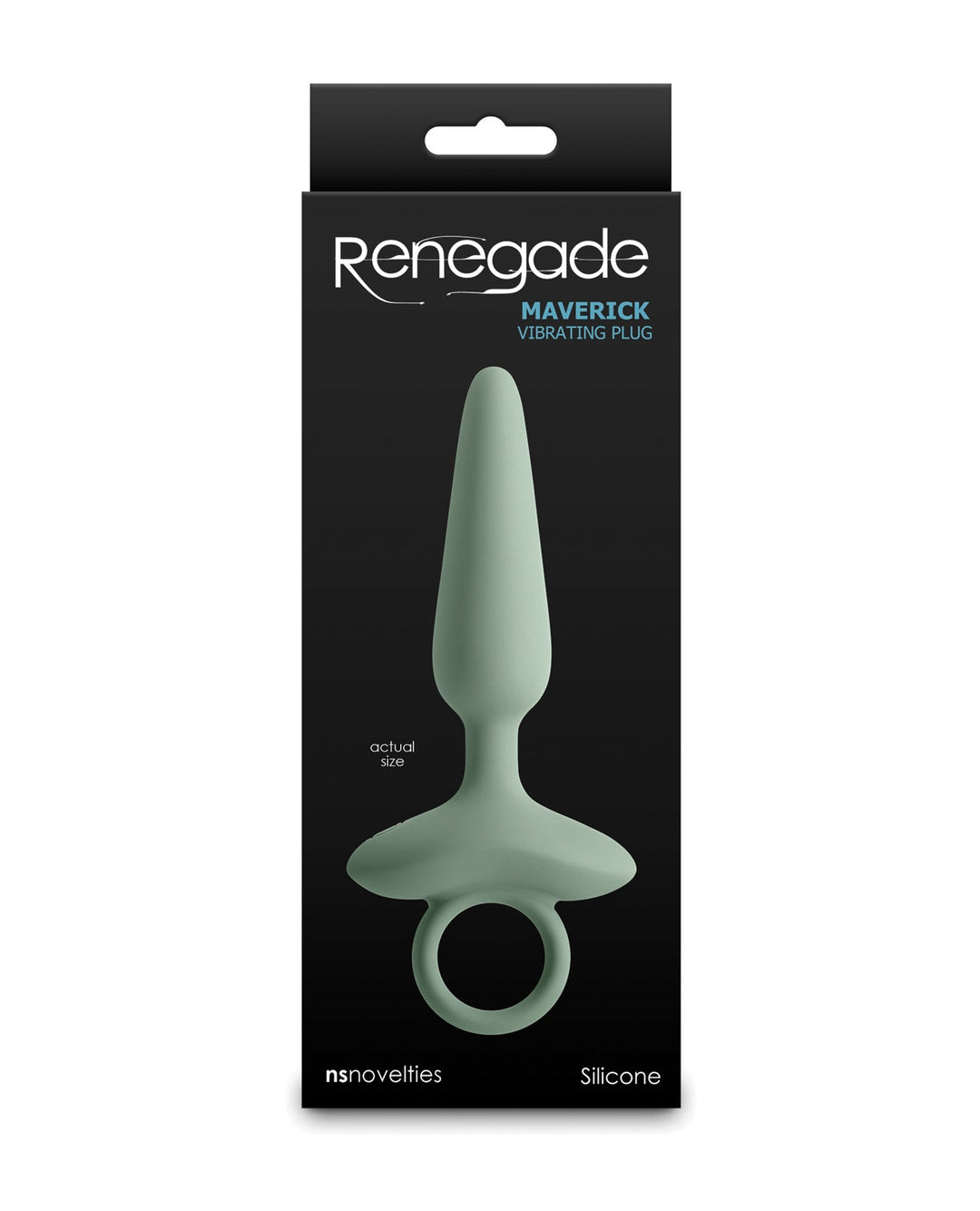 Ns Novelties INC Renegade Maverick Vibrating Anal Plug - Sage Anal Toys