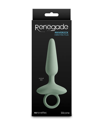 Ns Novelties INC Renegade Maverick Vibrating Anal Plug - Sage Anal Toys