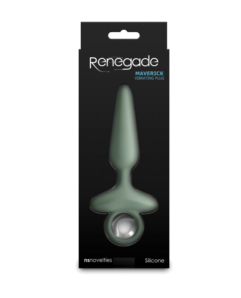 Ns Novelties INC Renegade Maverick Vibrating Anal Plug - Sage Anal Toys