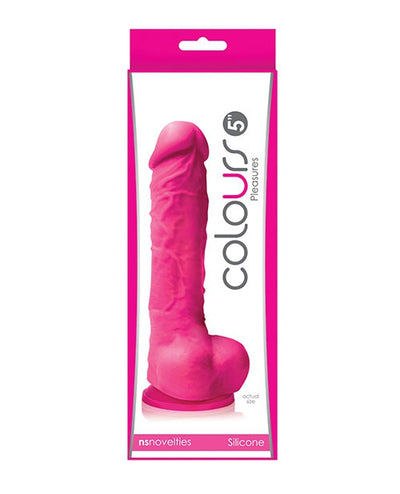 Ns Novelties INC Colours Pleasures 5" Dildo w/Suction Cup - Pink Dildos