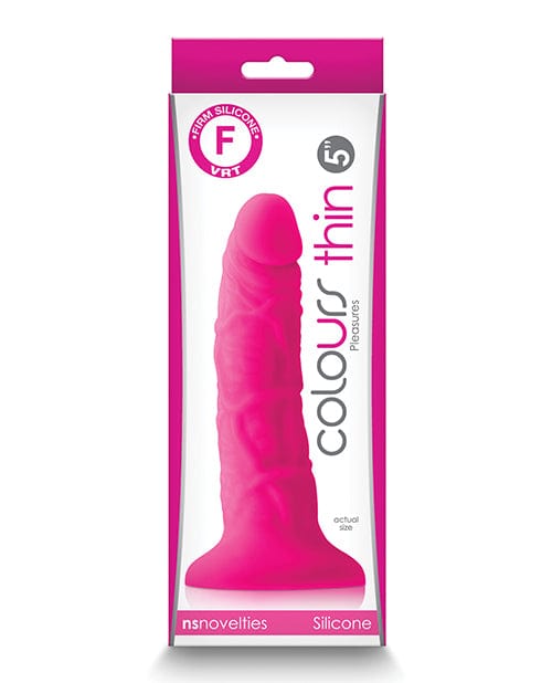 Ns Novelties INC Colours Pleasures 5" Thin Dildo Pink Dildos