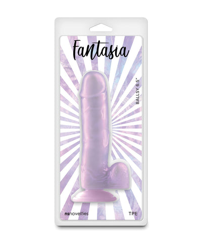 Ns Novelties INC Fantasia Ballsy 6.5" Dildo - Orchid Dildos