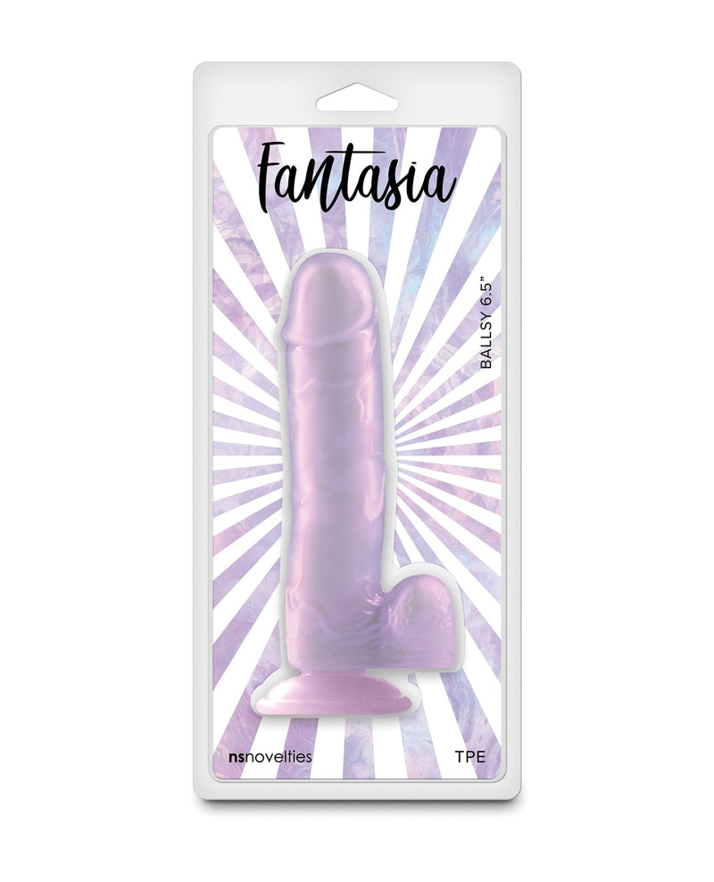 Ns Novelties INC Fantasia Ballsy 6.5" Dildo - Orchid Dildos