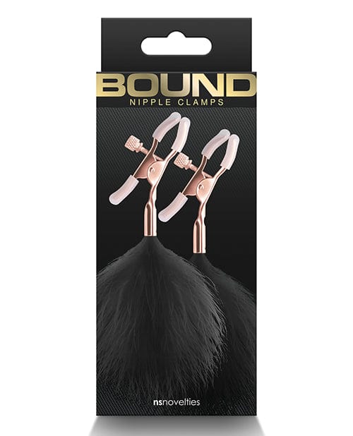 Ns Novelties INC Bound F1 Nipple Clamps Black Kink &amp; BDSM
