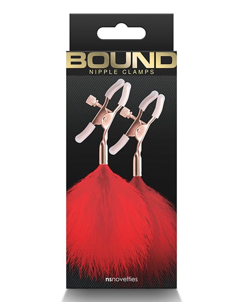 Ns Novelties INC Bound F1 Nipple Clamps Red Kink &amp; BDSM
