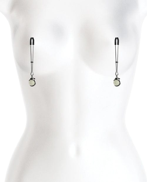 Ns Novelties INC Bound Nipple Clamps - Gunmetal Kink &amp; BDSM