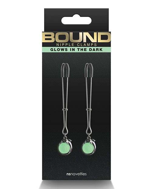 Ns Novelties INC Bound Nipple Clamps - Gunmetal G1 Kink &amp; BDSM